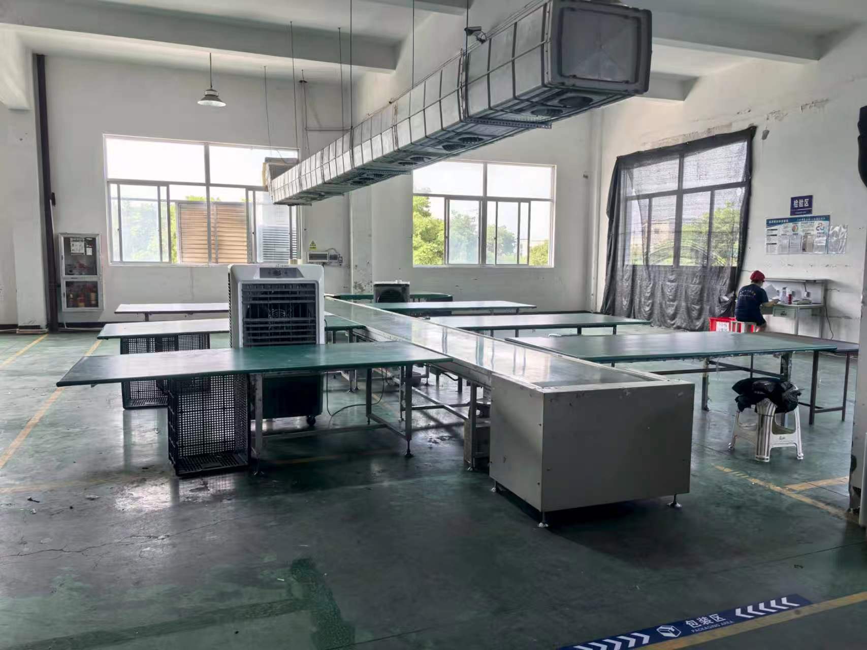 Real product assembly and preparation area